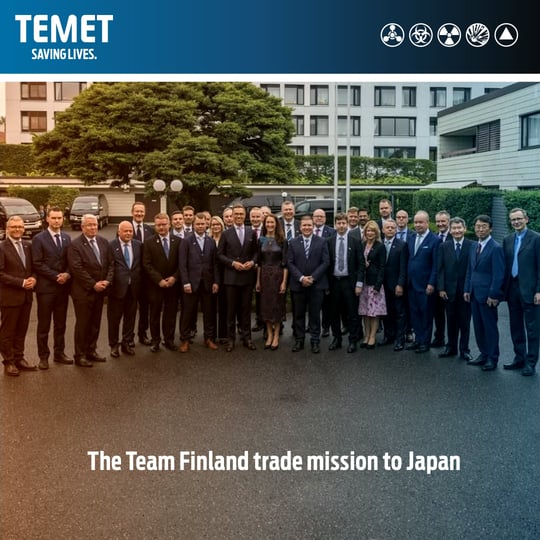 Temet took part in the Team Finland trade mission to Japan, where the agenda focused exclusively on “Defence”.