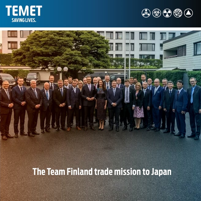 Temet took part in the Team Finland trade mission to Japan, where the agenda focused exclusively on “Defence”.